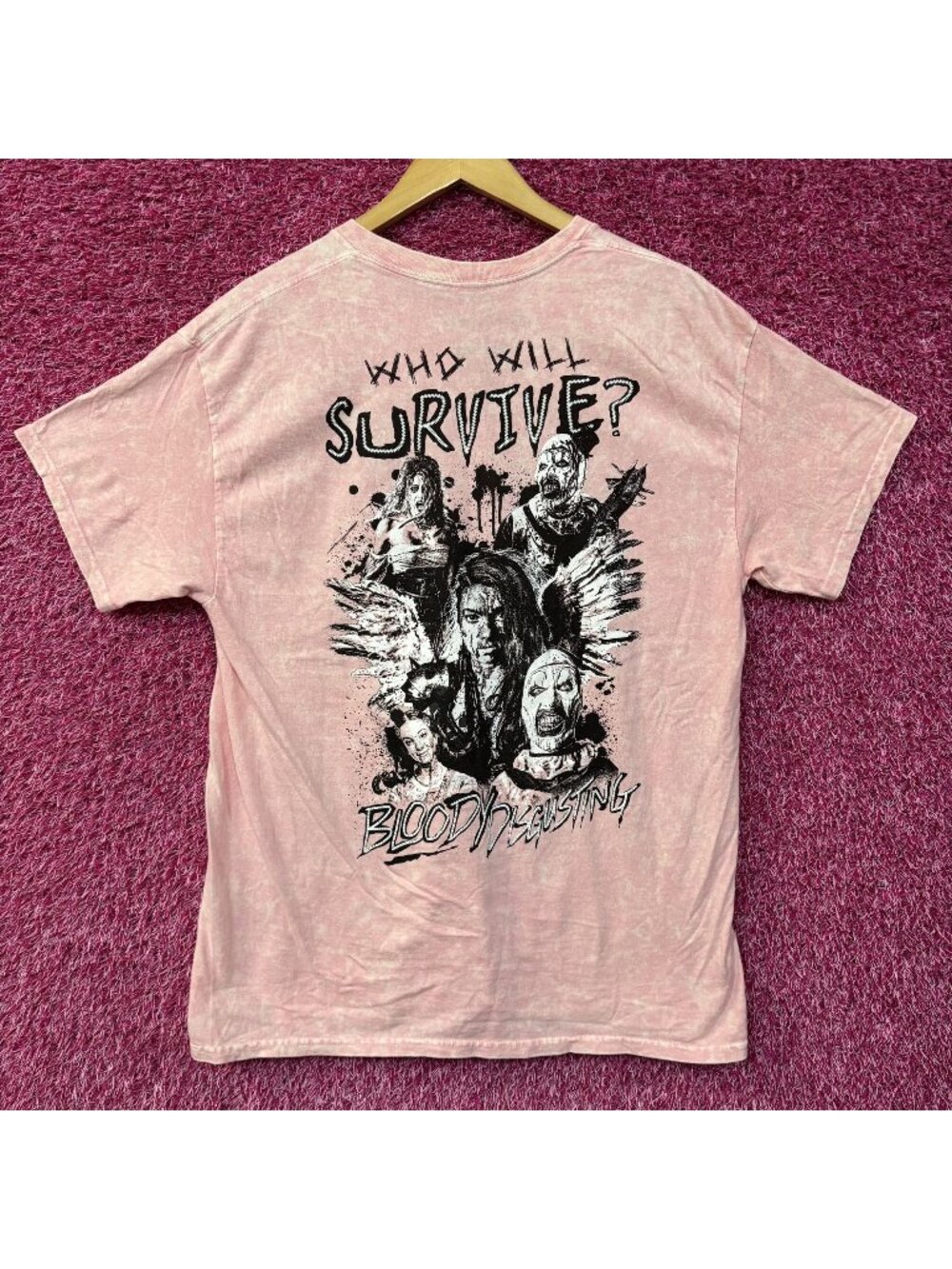 Bloody Disgusting x Terrifier Art the Clown Oversized T-Shirt Medium